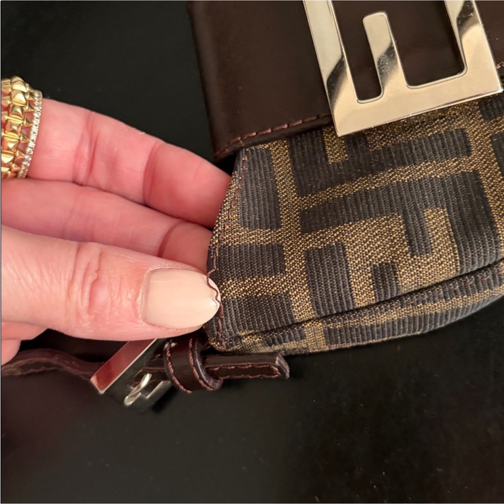 Fendi Zucca Canvas FF Logo Mini Croissant Bag | Vintage & Rare | Priced to Sell - Picture 17 of 17